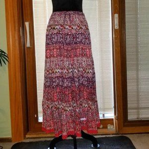 Boho maxi skirt